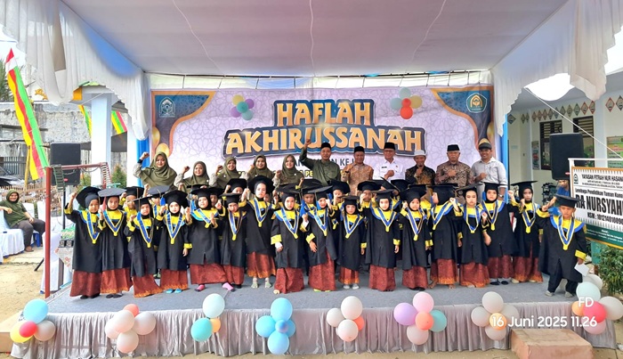 RA Nursyahira Kembalikan 40 Anak Didiknya Kepada Wali Murid
