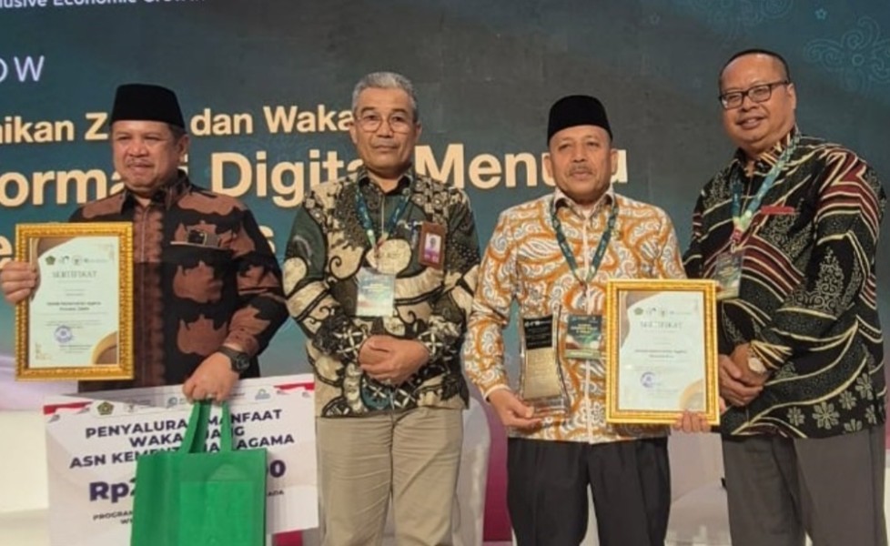 Kemenag Riau Juara Nasional Pengumpul Wakaf Uang Terbanyak, Himpun Rp184 Juta, Jadi Inspirasi ASN se-Indonesia