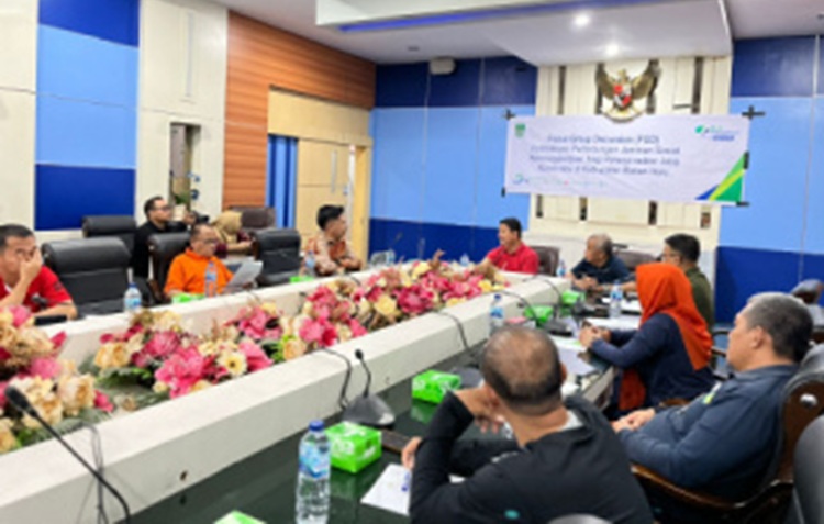 Pemkab Rohul dan BPJS Ketenagakerjaan Perkuat Perlindungan Pekerja Konstruksi, Wabup Syafaruddin Poti : Seluruh Proyek Wajib Lindungi Tenaga Kerja dari Risiko Kerja