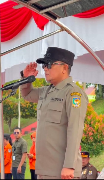 Pimpin Apel Siaga Karhutla, Bupati Zukri Minta Perusahaan Mengawasi Kawasannya dari Kebakaran