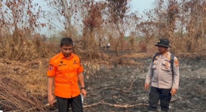 Bentuk Komitmen dan Kesungguhan Penanggulangan Bencana Kebakaran, Bupati Kampar Pastikan Rimbo Panjang Aman dari Api dan Asap
