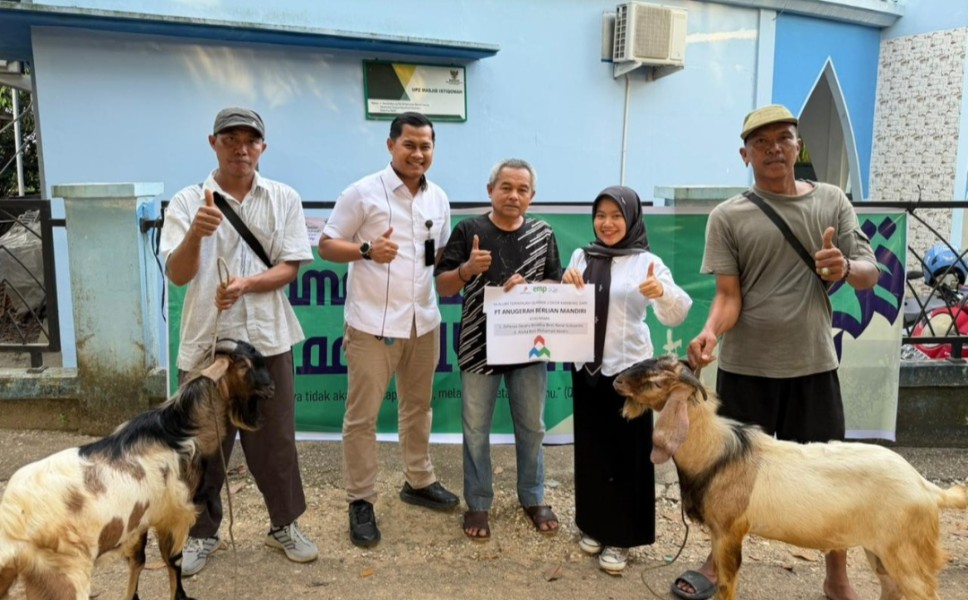 EMP Bentu-Korinci Baru Limited Salurkan 32 Hewan Kurban di Wilayah Operasi Migas Riau