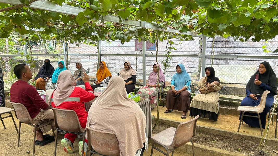 EMP Energi Riau Gelar FGD Bersama KWT Anggur Sari di Pematang Tinggi