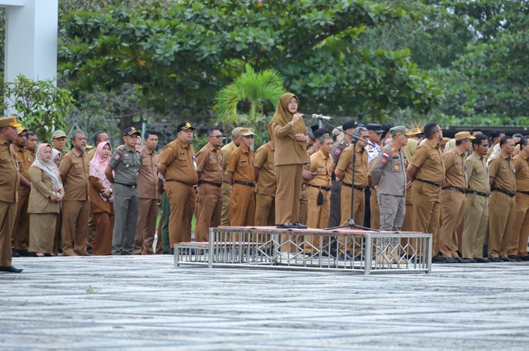 Bupati Afni Ajak ASN Siak Tingkatkan Kinerja, Disiplin, dan Efisiensi Anggaran di 2026