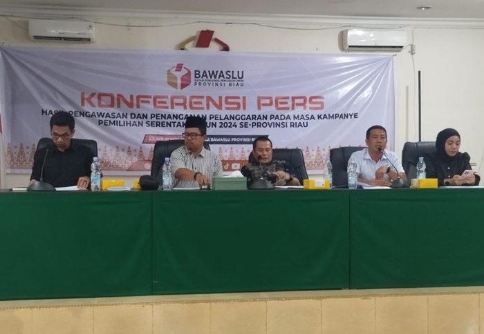 Selama Kampanye, Bawaslu Riau Terima 140 Laporan Pelanggaran Terbanyak di Rohil