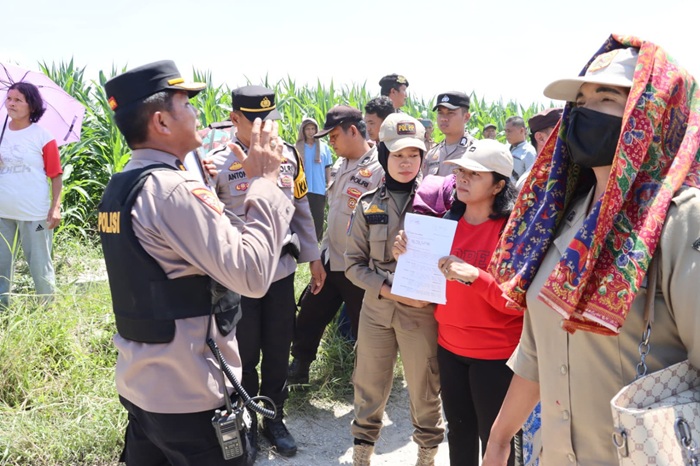 Berjalan Kondusif, Tim Gabungan TNI-Polri dan Satpol PP Amankan Eksekusi Lahan