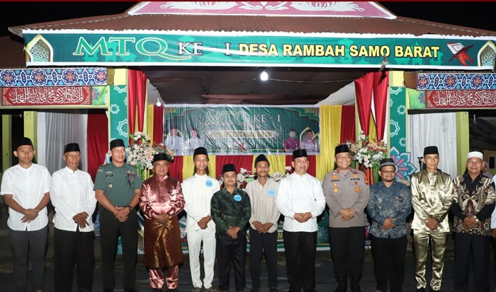 Pertama Kalinya, Desa Rambah Samo Barat Gelar MTQ