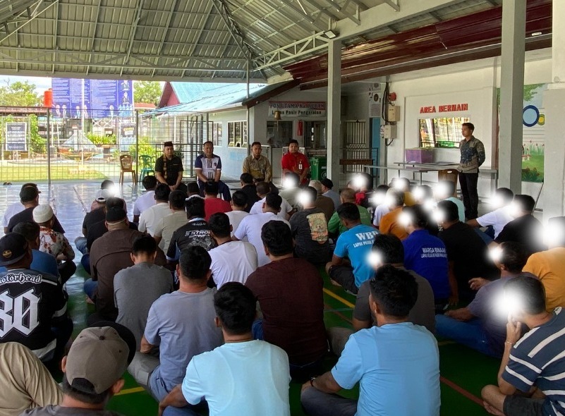 Dialog Terbuka Bersama Warga Binaan, Kalapas  Pasirpengaraian Tekankan Pentingnya Menjaga Kemanan dan Ketertiban
