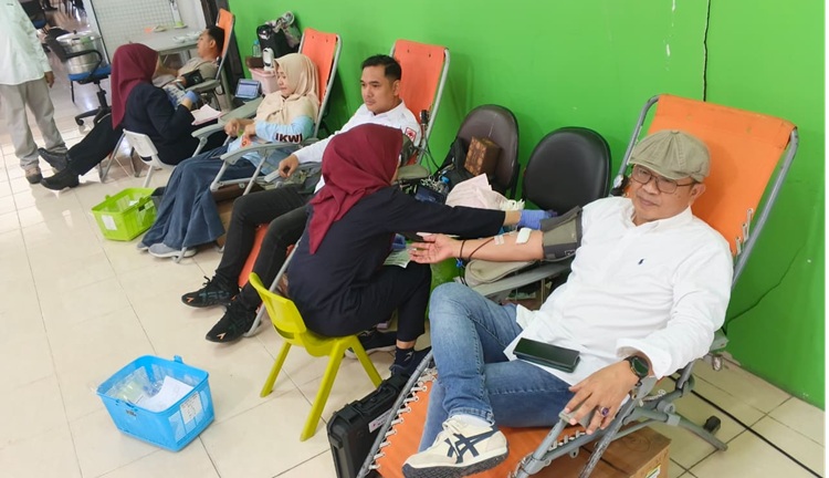 Rangkaian HPN 2026, Aksi Kemanusiaan PWI Riau Kumpulkan 69 Kantong