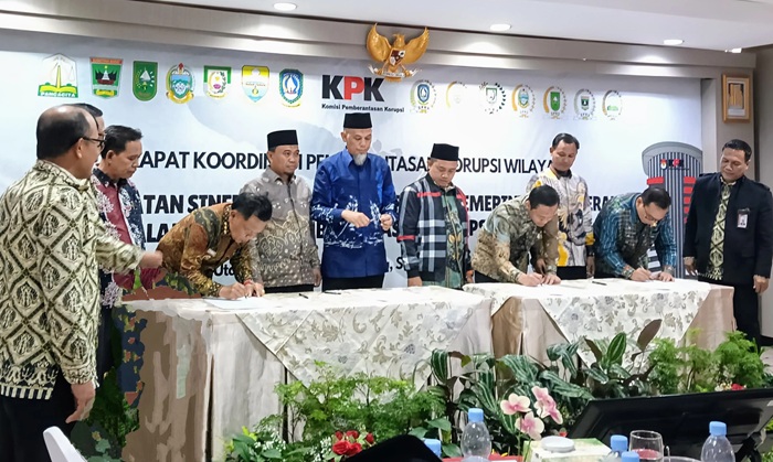 Hadiri Rakor Bersama KPK di Gedung Merah Putih, Asmar : Menuju Pemerintahan Yang Bersih