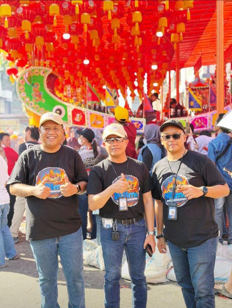 BRI Bagansiapiapi Perkuat Festival Bakar Tongkang, Tradisi Mendunia yang Menggeliatkan Ekonomi Riau