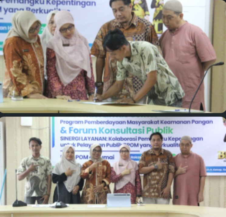 Lintas Sektor Bergerak, BPOM Dumai Perkuat Keamanan Pangan dari Akar Rumput