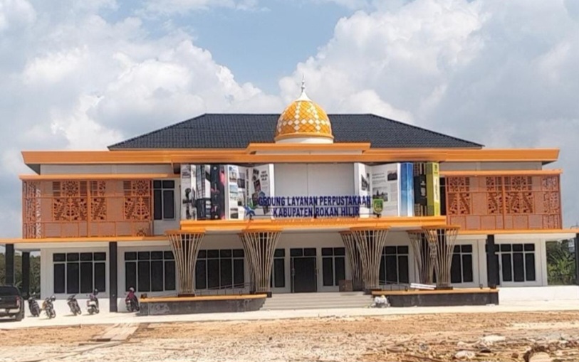 Gedung Perpustakaan Rohil Rampung, Siap Jadi Pusat Literasi dan Belajar Anak