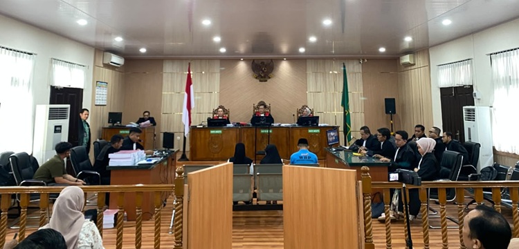 Sidang Tipikor Pupuk Bersubsidi JPU Kejari Pelalawan Tuntut Tiga Terdakwa Bervariasi 4 hingga 7 Tahun
