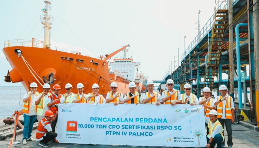 PTPN IV PalmCo Kantongi Premium USD 10,5 Juta dari CPO Bersertifikasi RSPO Sepanjang 2025