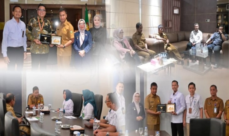 Bupati Kampar Perkuat Sinergi dengan Perbankan dan BPJS Ketenagakerjaan