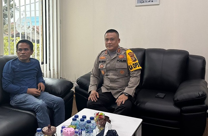 Jalin Sinergitas, Ketua DPRD Rohil Silaturahmi Dengan Kapolres Isa Imam Syahroni