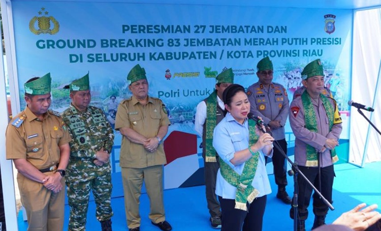 Kampar Jadi Pusat Peresmian Jembatan Presisi, Bupati Ahmad Yuzar : Akses Warga Kini Terbuka