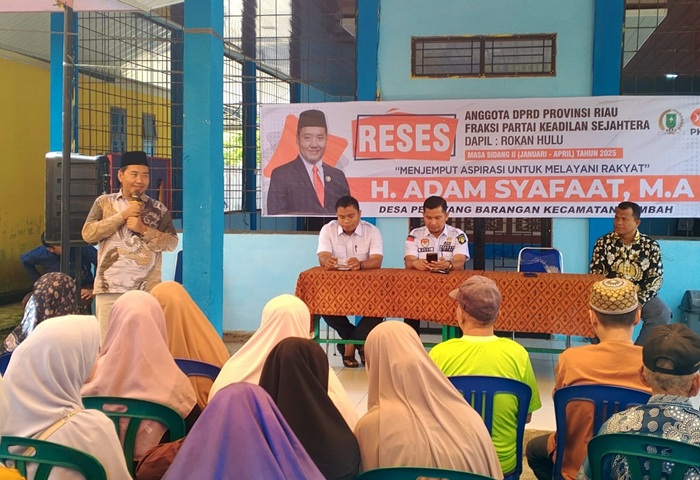 Reses di Rambah, Anggota DPRD Riau Adam Syafaat Serap Aspirasi Warga Pengembangan Sektor Pertanian