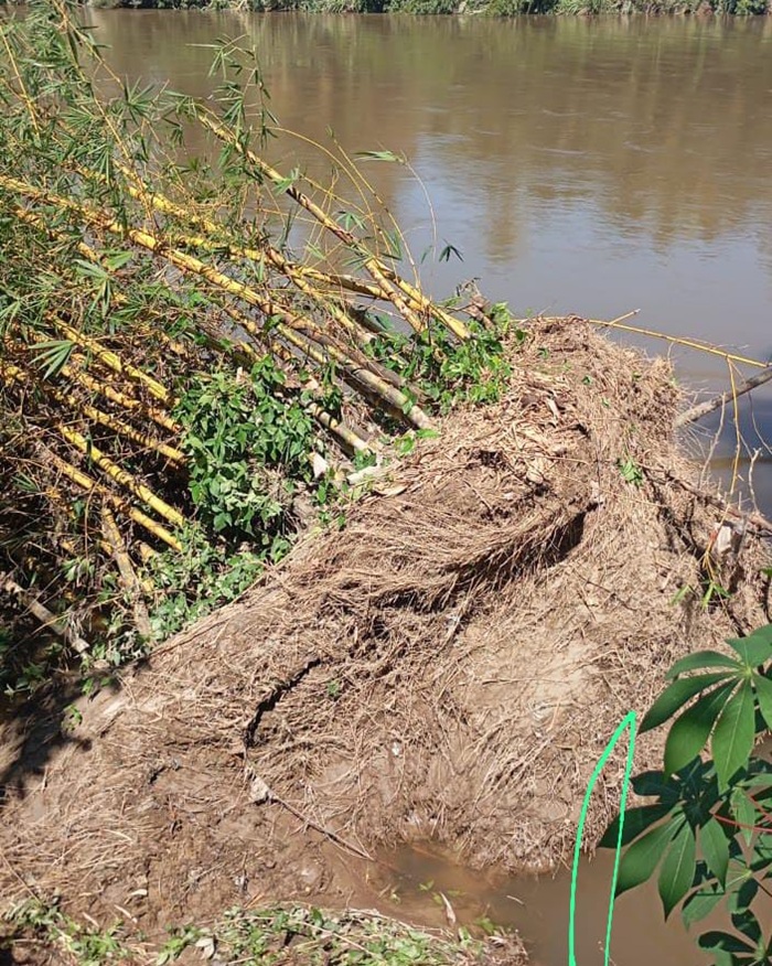 Tanggul Pengaman Banjir Sungai Aek Sibundong Sorkam Terancam Ambruk