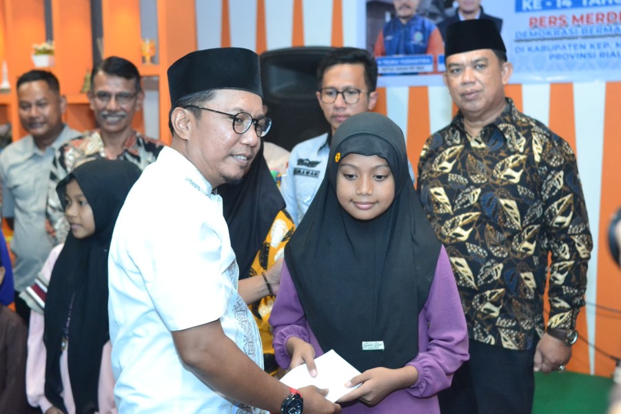 HUT Ke-14, IWO Meranti Tebar Kebaikan Santuni 30 Anak Yatim