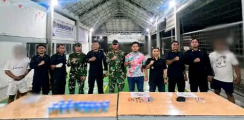 Lapas Pasir Pangarayan Sisir Kamar Hunian, TNI Ikut Razia, Tes Urine Warga Binaan