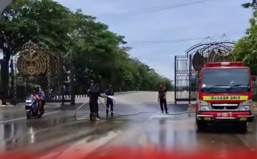 Sambut HUT ke-26, Pemkab Rohul Percantik Kota Pasir Pengaraian