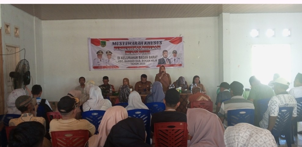 Koperasi Merah-Putih Kelurahan Bagan Barat Terbentuk, Rehandika Terpilih Sebagai Ketua