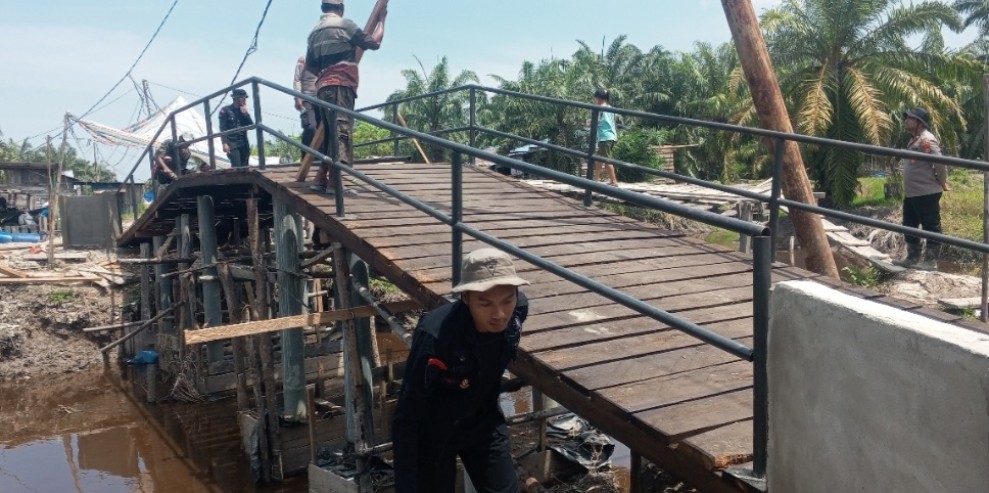 Jembatan Merah Putih Presisi Sinaboi Capai 90 Persen, Tahap Finishing