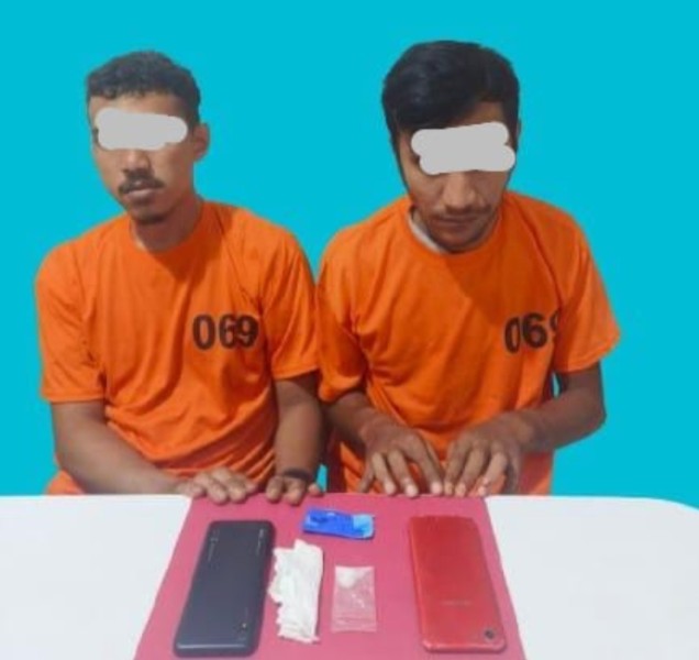 Dua Residivis Narkoba Diringkus Satresnarkoba Polres Pelalawan