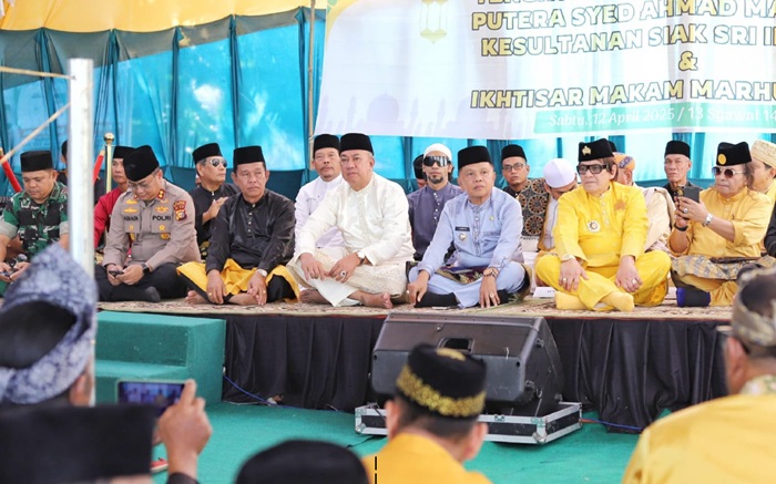 Bupati dan Wakil Bupati Meranti Hadiri Haul Perdana Alm Tengku Busu Syed Ali