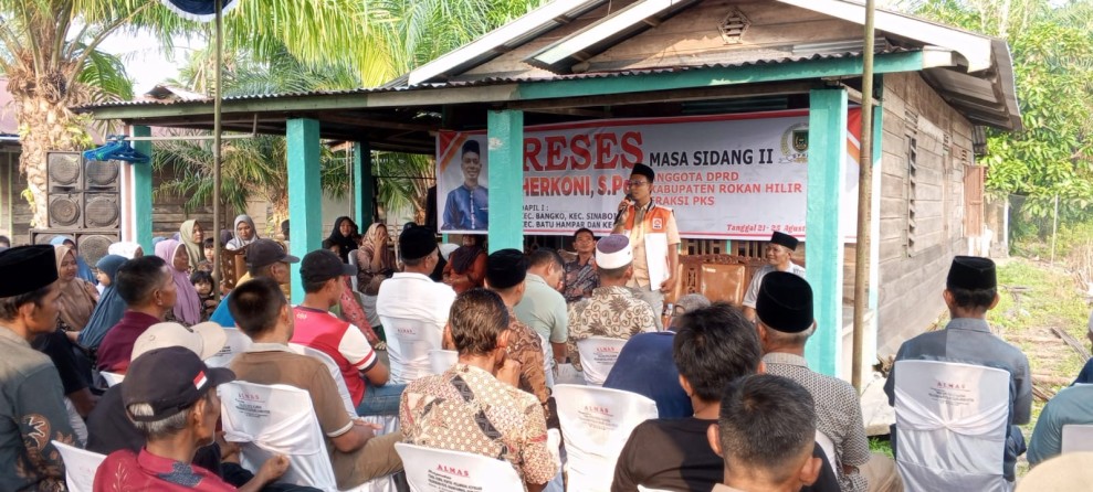Reses Herkoni di Parit Aman, Warga Usulkan Pembangunan Sumur Bor
