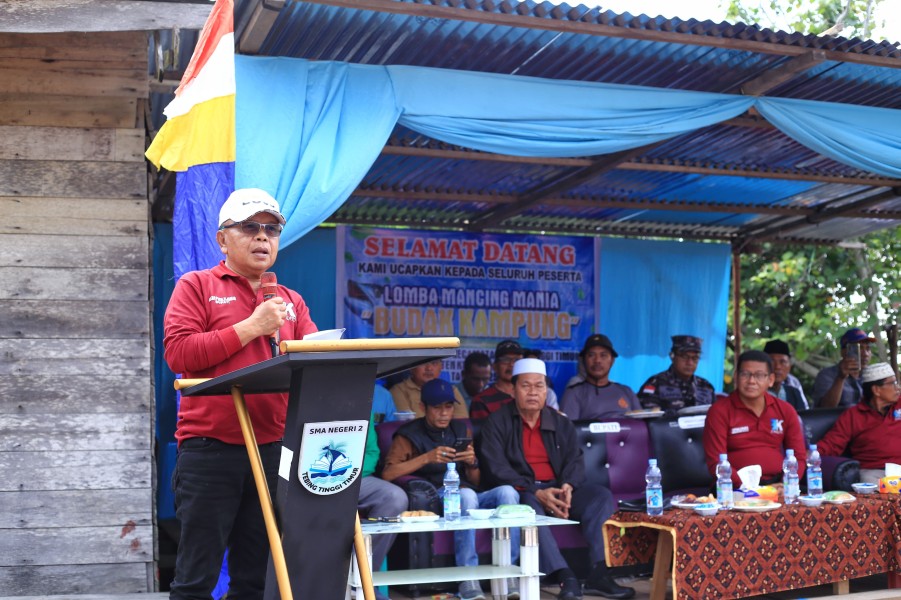 Bupati Asmar Buka Lomba Mancing di Desa Tanjung Gadai
