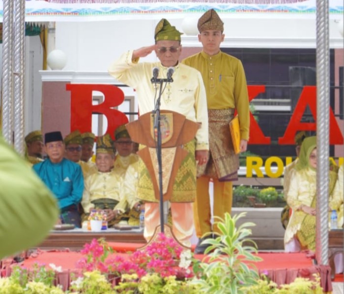 Pemkab Rohil Gelar Upacara HUT Rohil ke-27