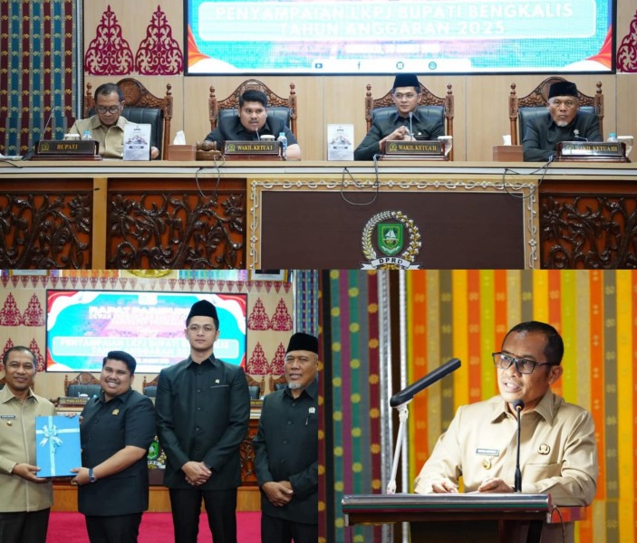 DPRD Bengkalis Terima LKPJ 2025, PAD Terealisasi 92,53 Persen