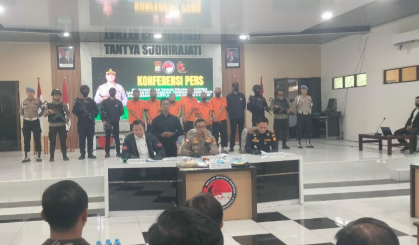 Polres Bengkalis dan Bea Cukai Gagalkan Penyelundupan 4,4 Kg Sabu Jaringan Internasional