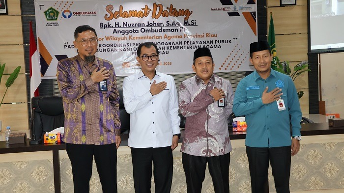 Kemenag Riau Gandeng Ombudsman Perkuat Pelayanan Publik Bebas Maladministrasi