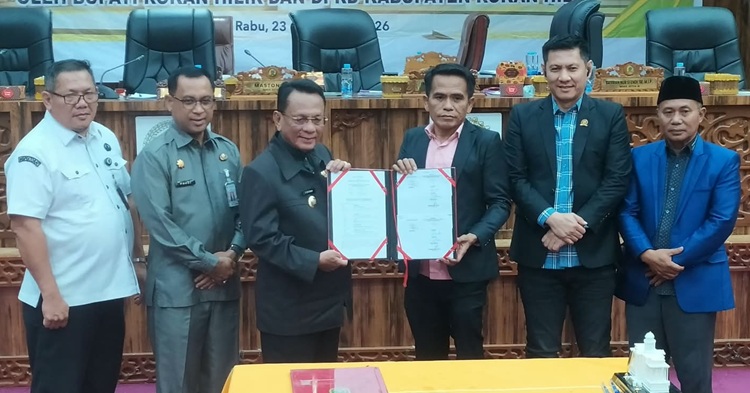DPRD Rohil dan Bupati Tandatangani Nota Kesepakatan Perubahan KUA-PPAS 2026