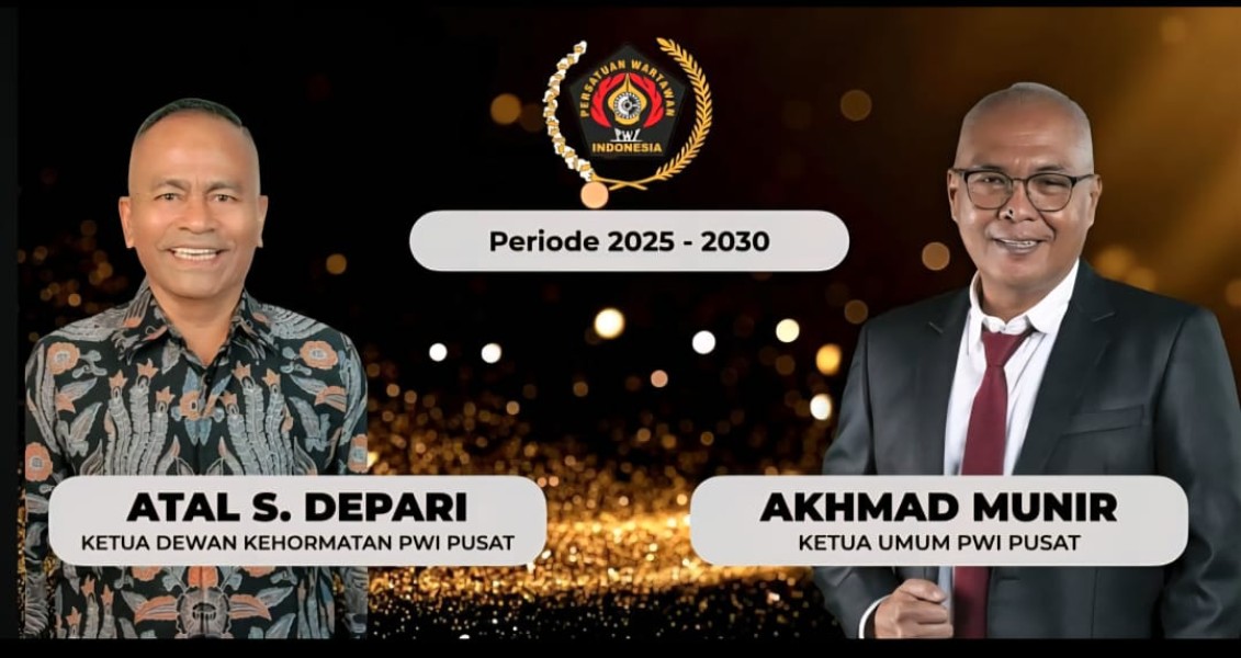 Akhmad Munir Terpilih Ketua Umum PWI Pusat, Atal S Depari Ketua DK
