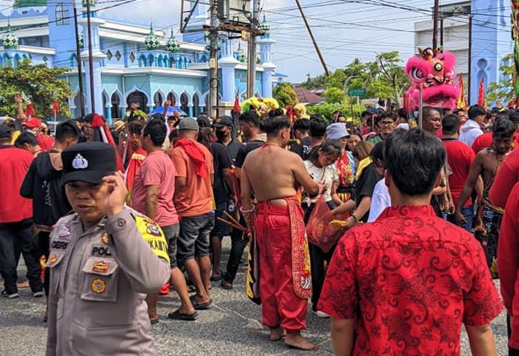 Pawai Tatung Imlek 2577 di Bengkalis Meriah, Tradisi Chue Lak Satukan Umat dan Jadi Magnet Wisata Budaya