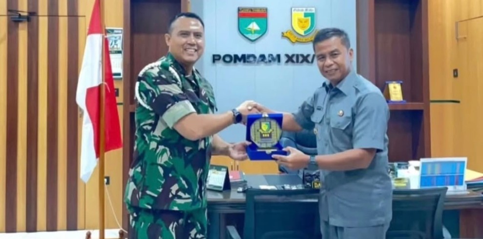 Bupati Kampar Perkuat Koordinasi dengan Polisi Militer