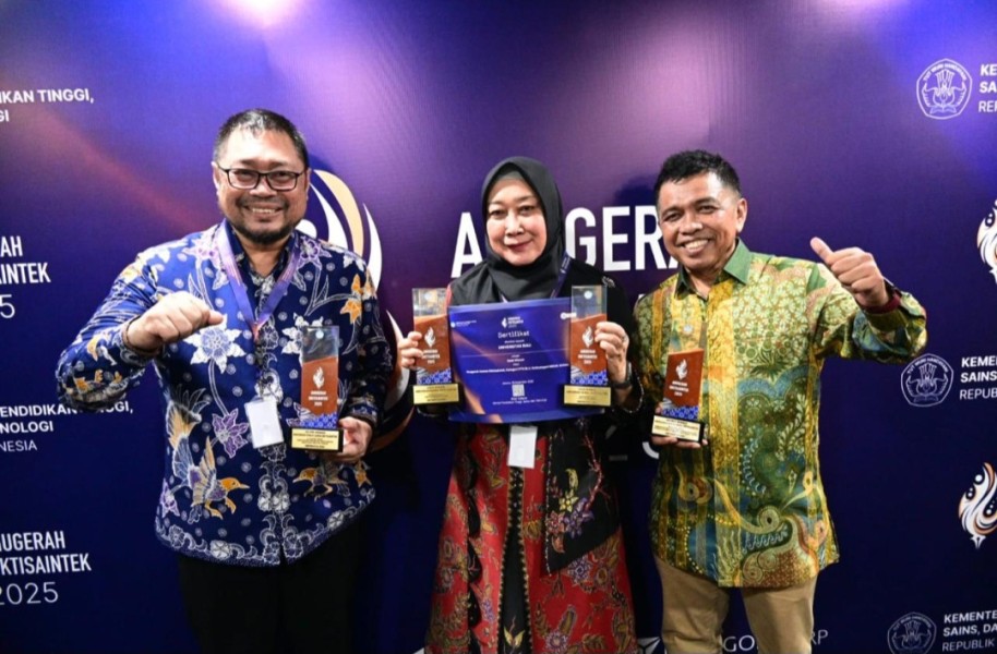 Unri Sabet Empat Penghargaan di Anugerah Diktisaintek 2025