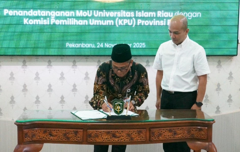 KPU Riau-UIR Jalin Kemitraan Strategis Perkuat Riset dan Pendidikan Demokrasi