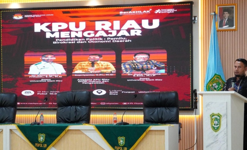 KPU Riau Kupas Pendidikan Politik dan Tata Kelola Pemilu di UIR