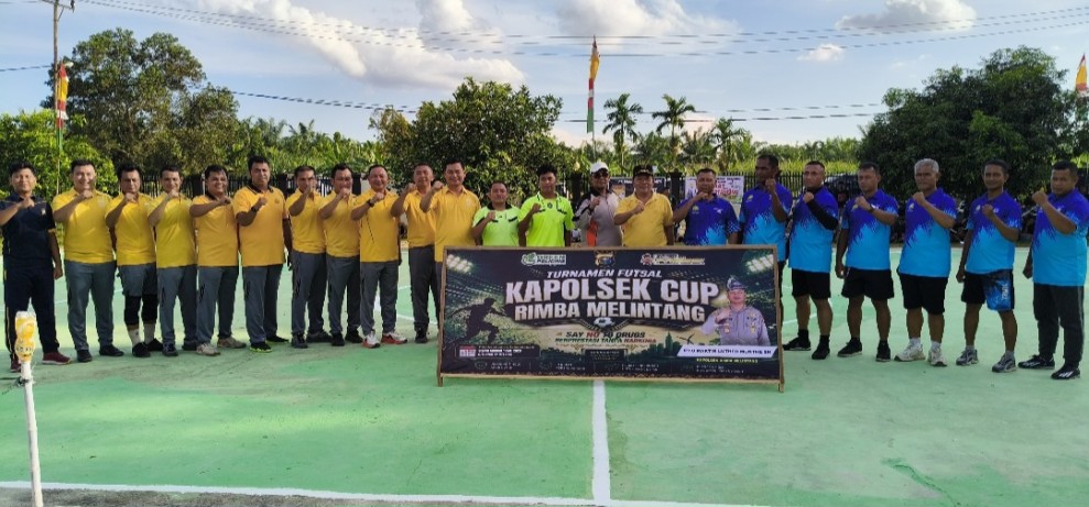 Turnamen Futsal Kapolsek Rimba Melintang Cup 2026 Resmi Dibuka