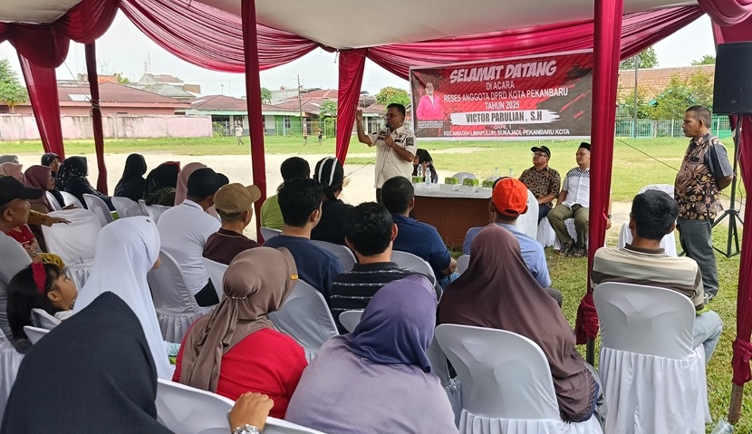 Reses Anggota DPRD  Pekanbaru Tahun 2025, Viktor Parulian Situmeang Dengar Langsung Keluhan Warga Tiga Kecamatan