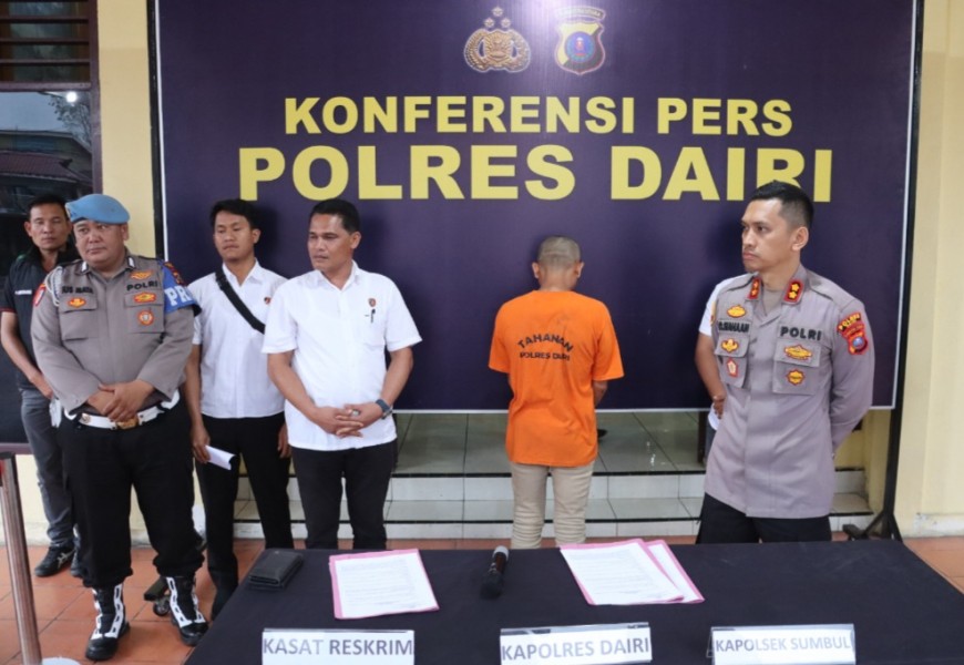 Bejat! Polres Dairi Tangkap Ayah Kandung Pelaku Persetubuhan Anak di Bawah Umur, Aksi Terjadi Sejak 2022