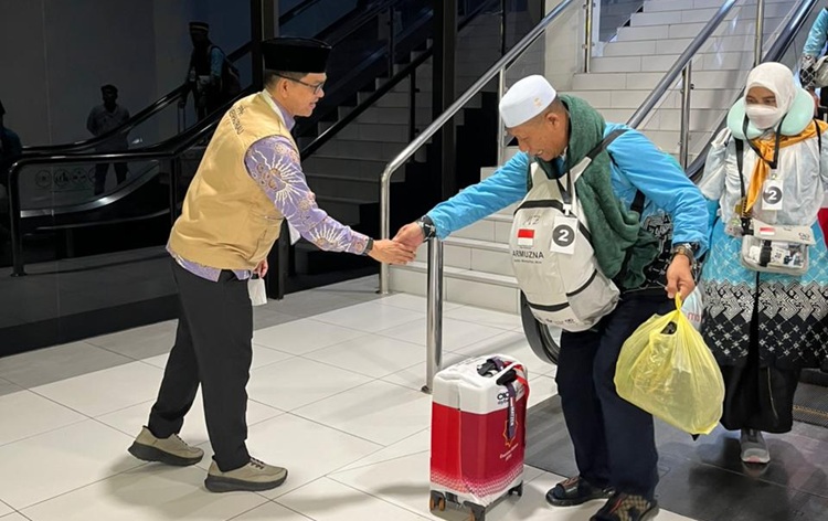 443 Jemaah Haji Kloter BTH-07 Riau Tiba di Batam, Pemulangan Berlangsung Lancar
