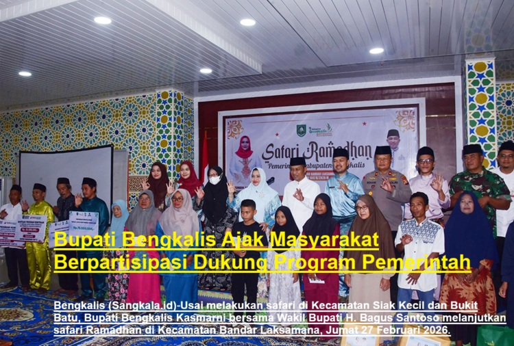 Bupati Bengkalis Ajak Masyarakat Berpartisipasi Dukung Program Pemerintah