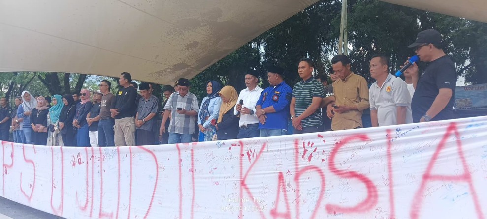 Tolak PSU Jilid II, Rakyat Siak Tanda Tangan Petisi